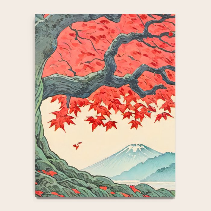 Hen The Master - A Contemporary Ukiyo-e Nature Landscape Notebook Gallery Image 4