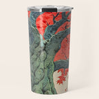 Hen The Master - A Contemporary Ukiyo-e Nature Landscape Travel Mug Gallery Image 1