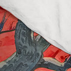 Hen The Master - A Contemporary Ukiyo-e Nature Landscape Comforter Gallery Image 4