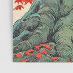 Hen The Master - A Contemporary Ukiyo-e Nature Landscape Poster Gallery Image 3
