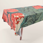 Hen The Master - A Contemporary Ukiyo-e Nature Landscape Tablecloth Gallery Image 1
