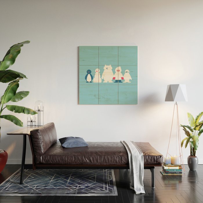 Winter friends Wood Wall Art Gallery Image 2