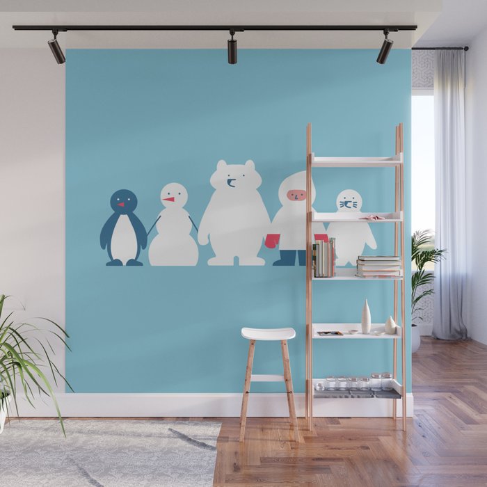 Winter friends Wall Mural Gallery Image 1