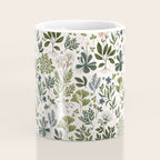 Herbarium ~ vintage inspired botanical art print ~ white Coffee Mug Gallery Image 4