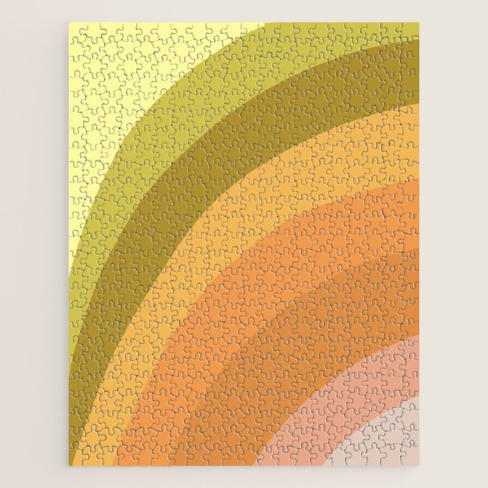 Retro Rainbow Jigsaw Puzzle Gallery Image 1