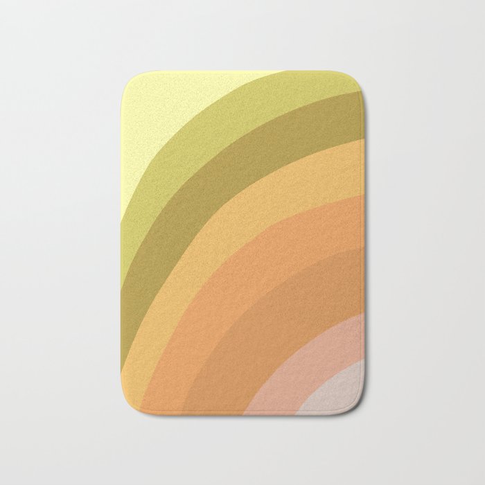 Retro Rainbow Bath Mat Gallery Image 1