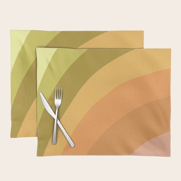 Retro Rainbow Placemat Gallery Image 1