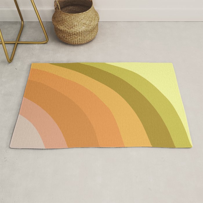 Retro Rainbow Rug Gallery Image 1