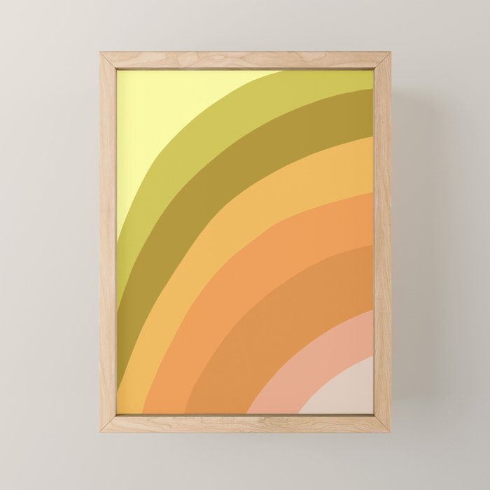 Retro Rainbow Mini Art Print Gallery Image 1