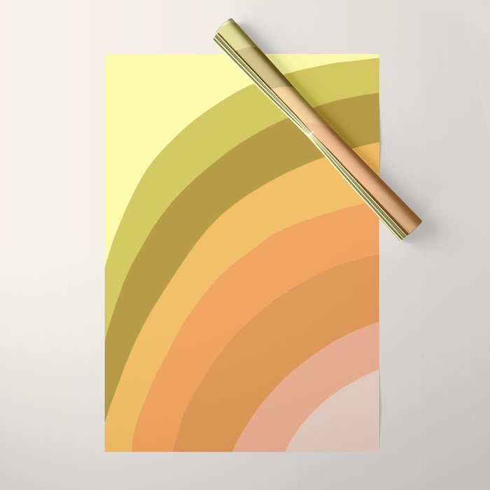 Retro Rainbow Wrapping Paper Gallery Image 1