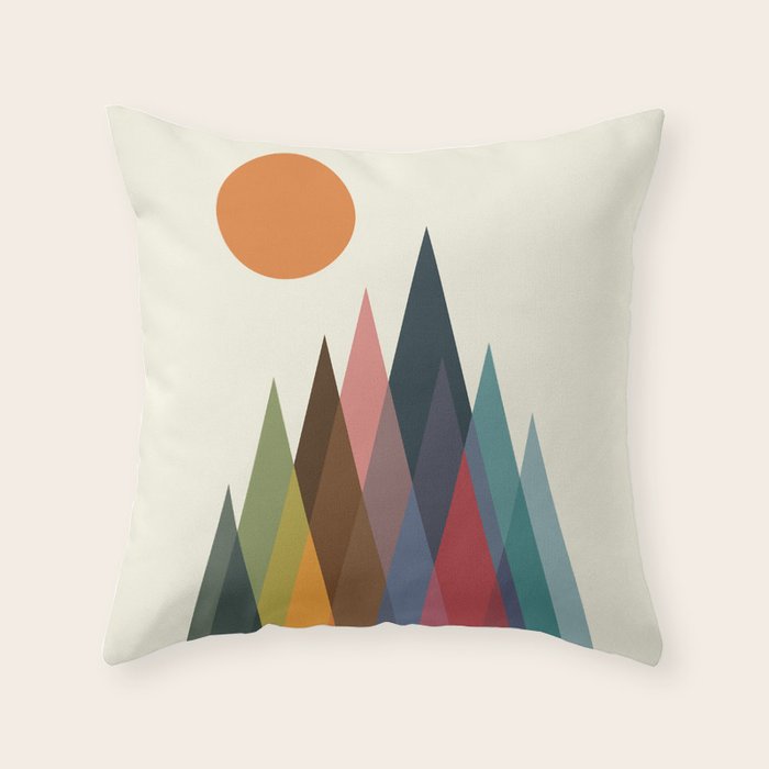 Infinity Mountain Throw Pillow Gallery Image 6