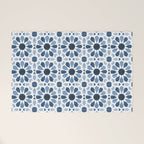 Watercolor Zellige Harmony Welcome Mat Gallery Image 1