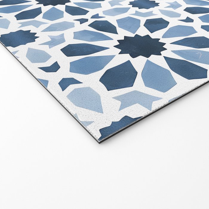 Watercolor Zellige Harmony Welcome Mat Gallery Image 2