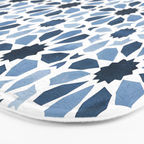 Watercolor Zellige Harmony Bath Mat Gallery Image 3