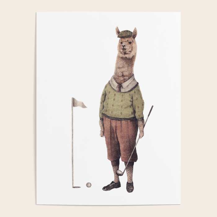Alpaca Golf Club Poster Gallery Image 4