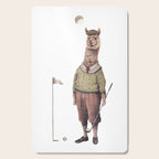 Alpaca Golf Club Cutting Board Gallery Image 1