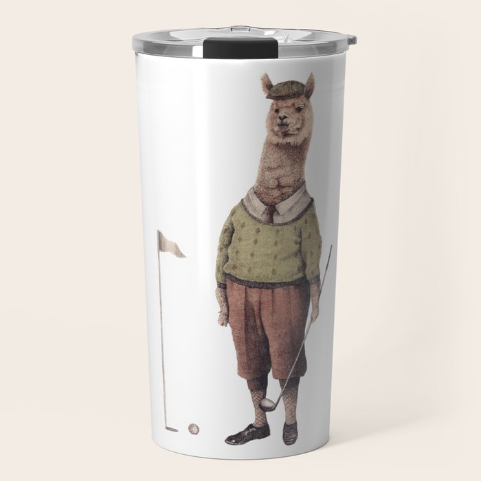 Alpaca Golf Club Travel Mug Gallery Image 1