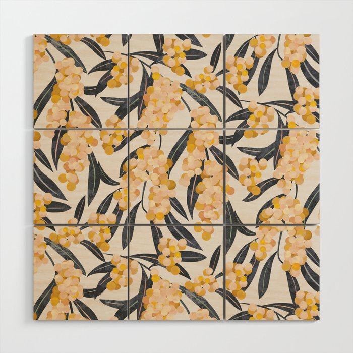 Mediterranean Acacia Wood Wall Art Gallery Image 1