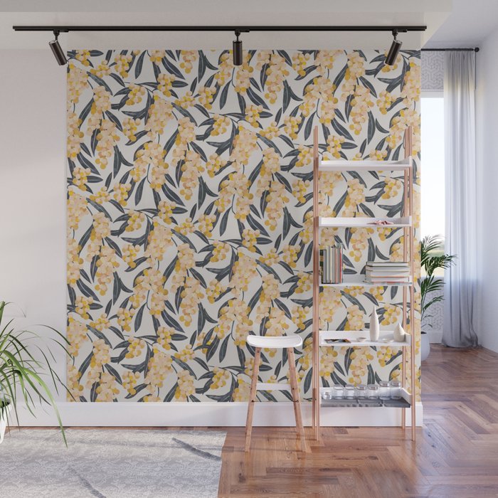 Mediterranean Acacia Wall Mural Gallery Image 1