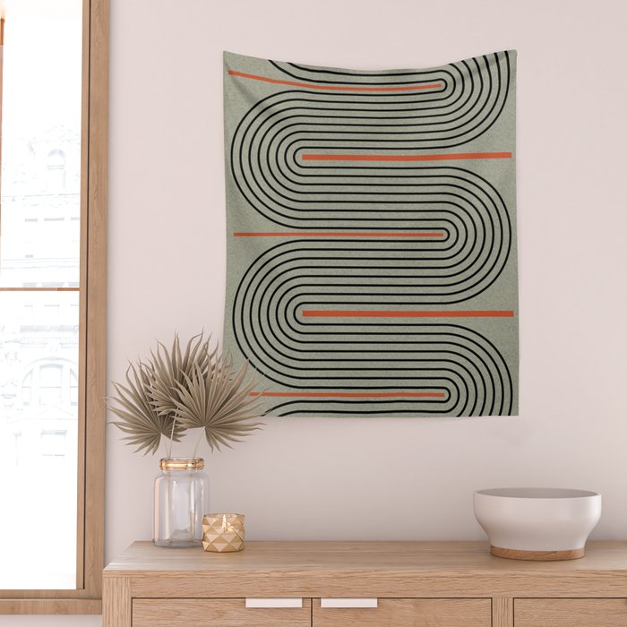 Modern Contemporary Balance No.1 Wall Tapestry Gallery Image 2