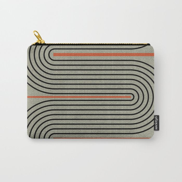 Modern Contemporary Balance No.1 Carry All Pouch Gallery Image 1