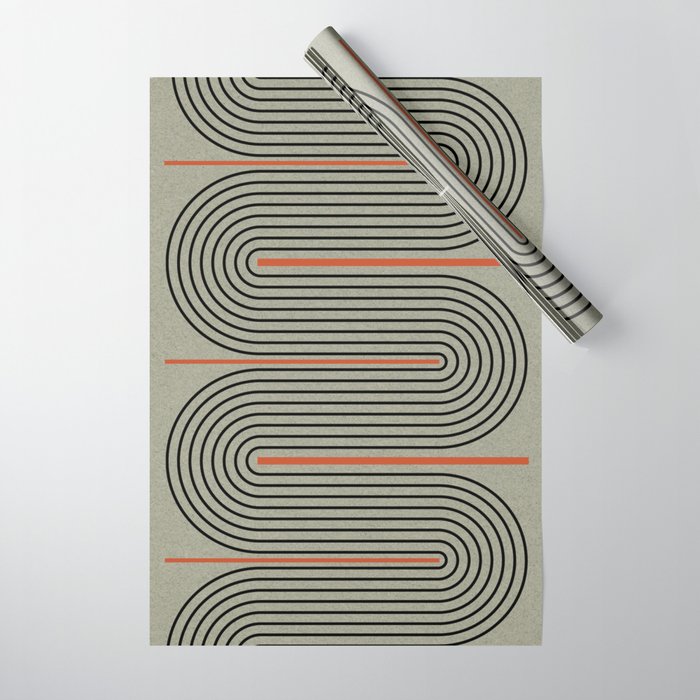 Modern Contemporary Balance No.1 Wrapping Paper Gallery Image 1