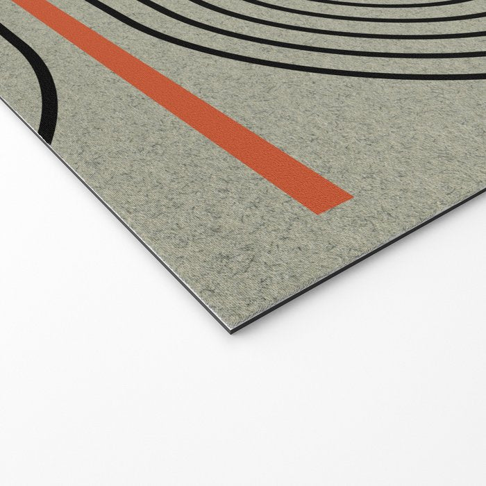 Modern Contemporary Balance No.1 Welcome Mat Gallery Image 2