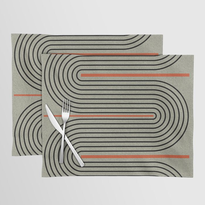 Modern Contemporary Balance No.1 Placemat Gallery Image 1