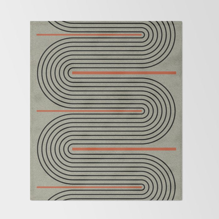 Modern Contemporary Balance No.1 Throw Blanket Gallery Image 2