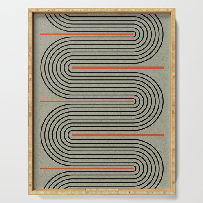 Modern Contemporary Balance No.1 Serving Tray Gallery Image 1