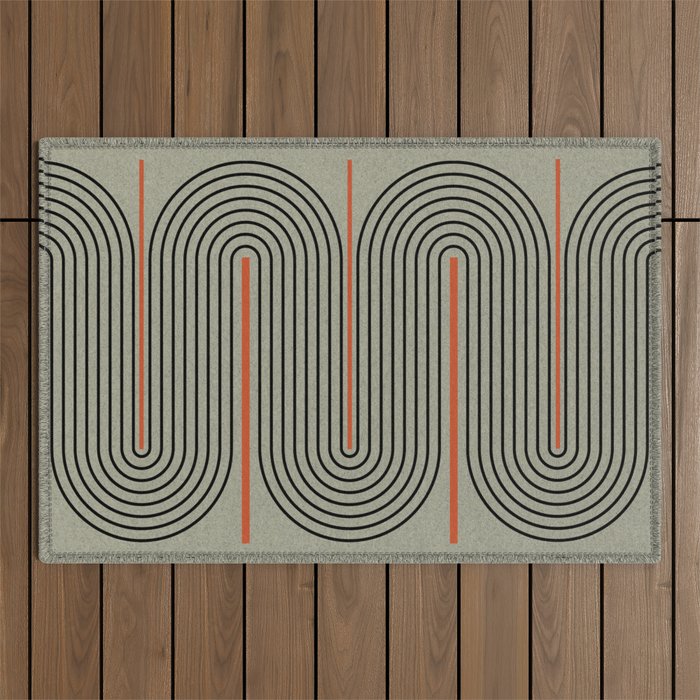 Modern Contemporary Balance No.1 Outdoor Rug Gallery Image 1