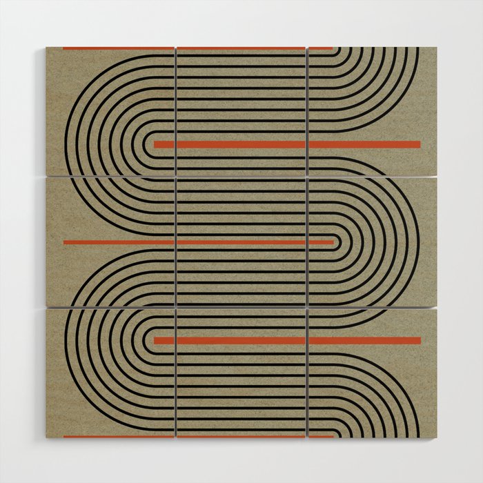 Modern Contemporary Balance No.1 Wood Wall Art Gallery Image 1