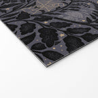 Mysterious Garden - midnight violet Welcome Mat Gallery Image 2