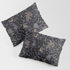 Mysterious Garden - midnight violet Pillow Sham Gallery Image 3