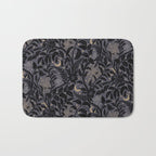 Mysterious Garden - midnight violet Bath Mat Gallery Image 1