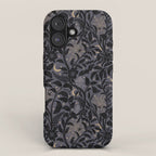 Mysterious Garden - midnight violet iPhone Case Gallery Image 1