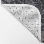 Mysterious Garden - midnight violet Bath Mat Gallery Image 2