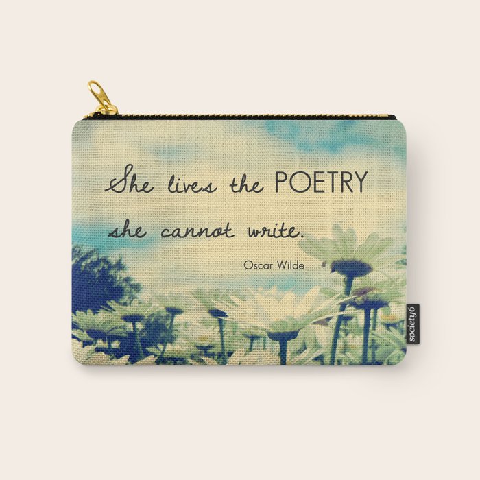 Poetic Life Carry All Pouch Gallery Image 1