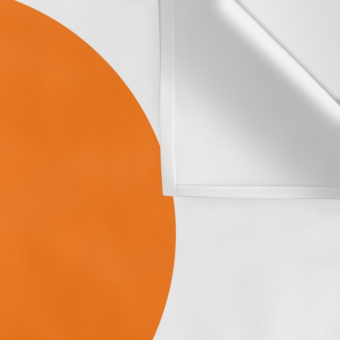 Orange Zen Sunset Minimalist Art Black Stripes Simple Art Wall Tapestry Gallery Image 3