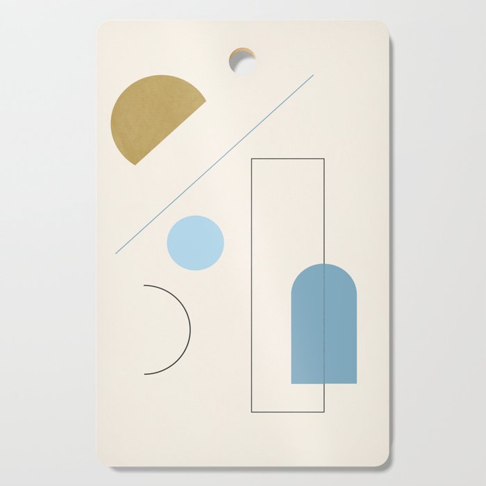 minimal geometric art 3 Cutting Board Gallery Image 1