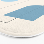 minimal geometric art 3 Bath Mat Gallery Image 3