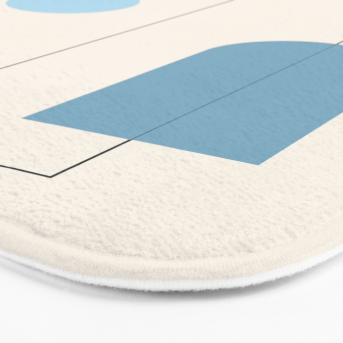minimal geometric art 3 Bath Mat Gallery Image 3