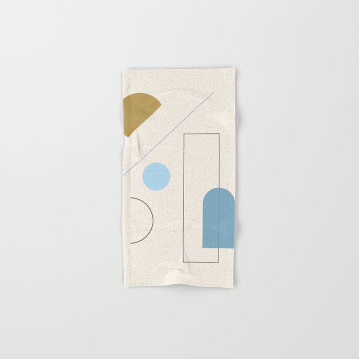 minimal geometric art 3 Bath Towel Gallery Image 1