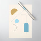 minimal geometric art 3 Wrapping Paper Gallery Image 1