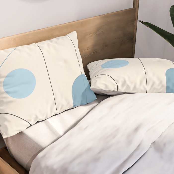 minimal geometric art 3 Pillow Sham Gallery Image 2
