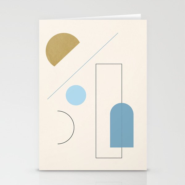 minimal geometric art 3 Stationery Card Gallery Image 1