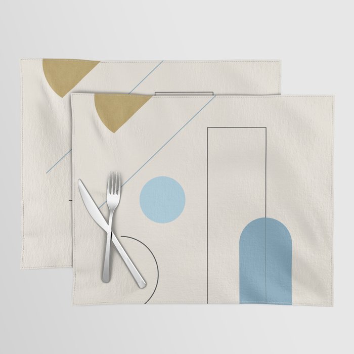 minimal geometric art 3 Placemat Gallery Image 1