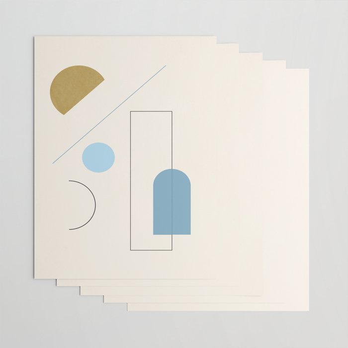 minimal geometric art 3 Wrapping Paper Gallery Image 3