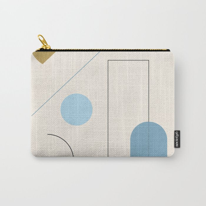 minimal geometric art 3 Carry All Pouch Gallery Image 1