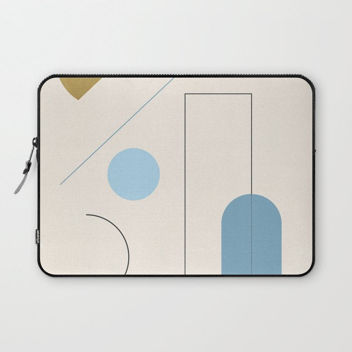 minimal geometric art 3 Laptop Sleeve Gallery Image 1